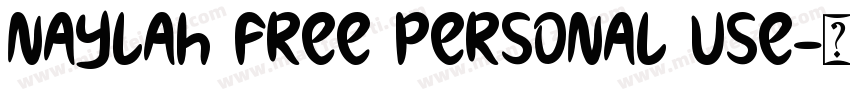 Naylah Free Personal Use字体转换